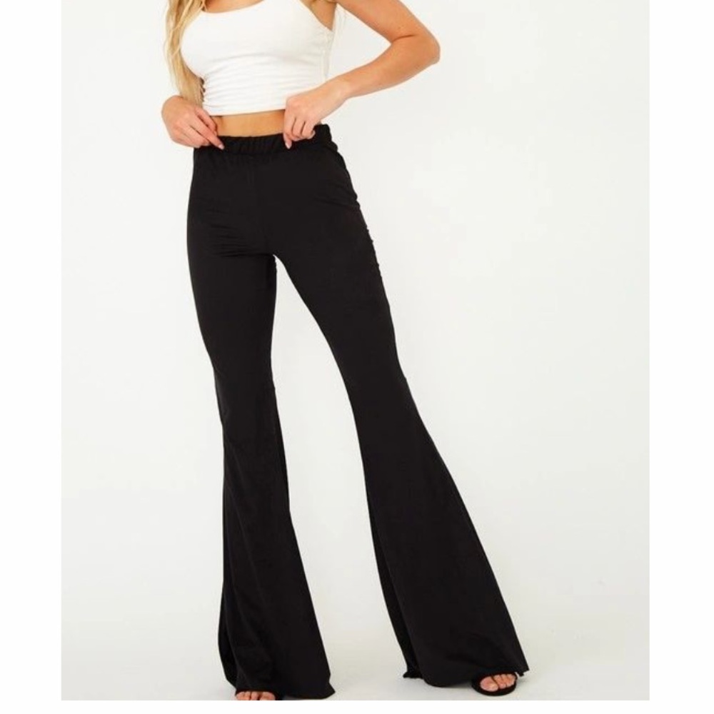 “TENNESSEE” Baby Suede Bell Bottom Flares - Picture 5 of 11